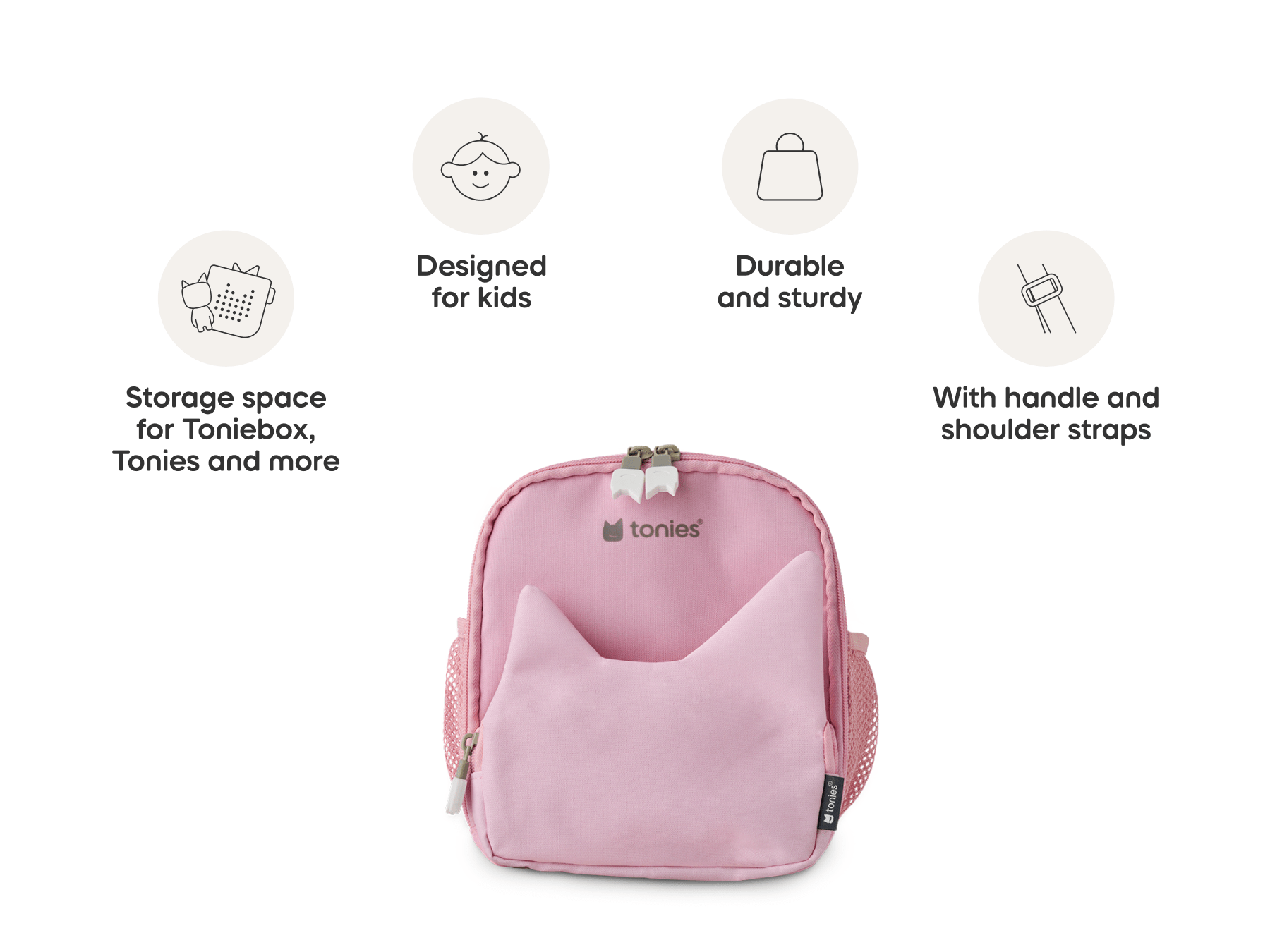 tonies? Adventure Backpack - Cloud Pink - Image 4